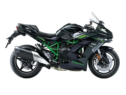 Ninja H2 SX SE — Metallic Carbon Gray / Metallic Diablo Black